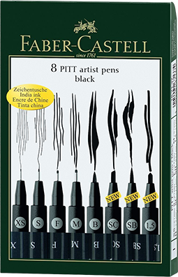 Faber-Castell Wallet Pitt Pen Nibs Art Set